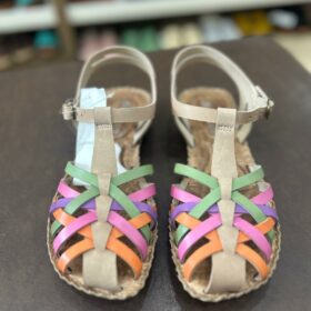 Sandália Rasteira em Couro - Ref: 12382