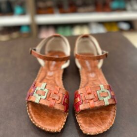 Sandália Rasteira em Couro - Ref: 12374