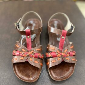 Sandália Rasteira em Couro - Ref: 14287