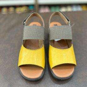 Sandália de Salto em Couro - Ref: 6005