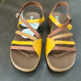 Sandália Rasteira em Couro - Ref: 23928