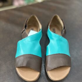 Sandália Rasteira em Couro - Ref: BZ029