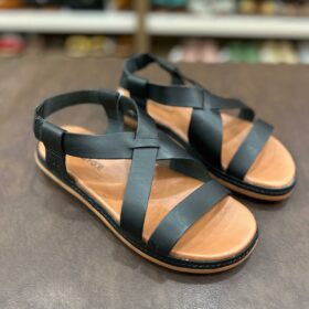 Sandália Rasteira em Couro - Ref: 21832