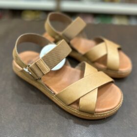 Sandália Rasteira em Couro - Ref: 21821