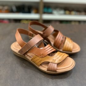 Sandália Rasteira em Couro - Ref: 39510