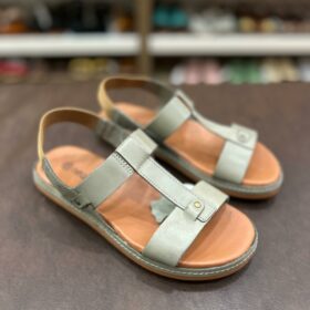 Sandália Rasteira em Couro - Ref: 21828